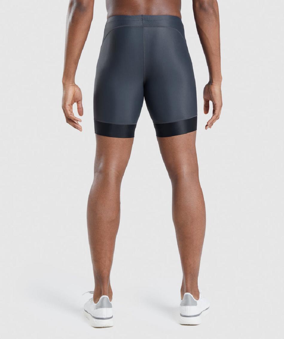 Szorty Męskie Gymshark Apex Multi Czarne Szare Czarne | PL 3480JPQ